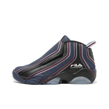 Y/project X FILA Stackhouse 2 Vintage Basketball Shoes Unisex High Top Black/Blue/Red