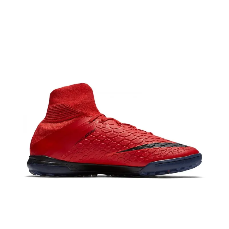 Nike TF Rubber Broken Studs Cushioning Anti-Slip And Wear-Resistant Soccer Shoes Men's Red-1