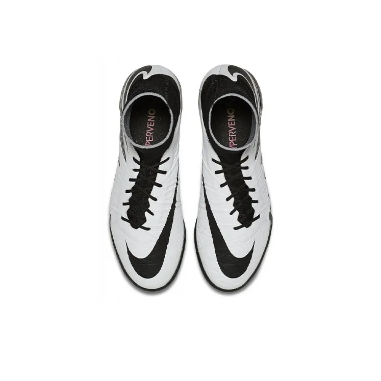 Nike HypervenomX Proximo AG Rubber Short Studs Cushioning Anti-Slip And Wear-Resistant Soccer Shoes Men's White Black-3