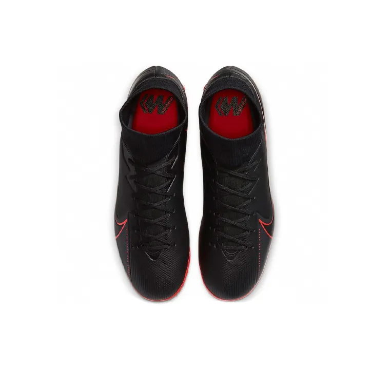 Nike Mercurial Superfly 7 Academy Tf Turf 'Black Red'-3