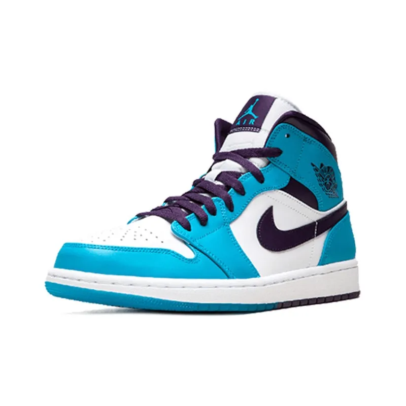 Jordan 1 Mid Hornets-1