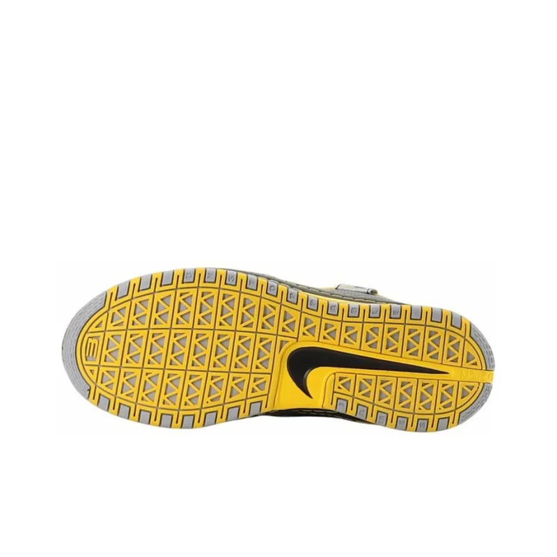 Nike Lebron 6 Taxi Non-slip Lightweight High-Top Vintage Basketball Shoes Men's Black Yellow-2