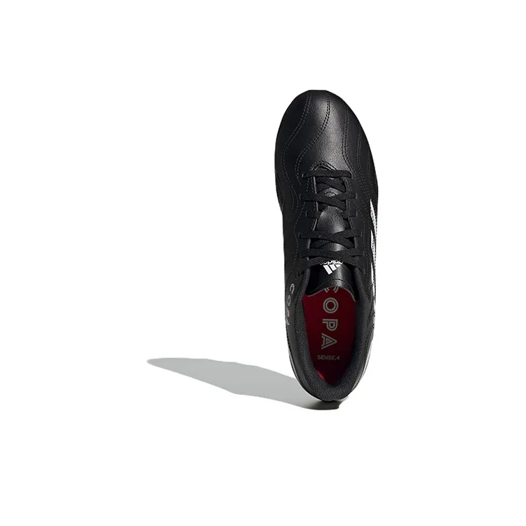 Adidas Copa Sense.4 FG Rubber Long Studs Anti-Slip And Wear-Resistant Lightweight Soccer Shoes Unisex Black White-4