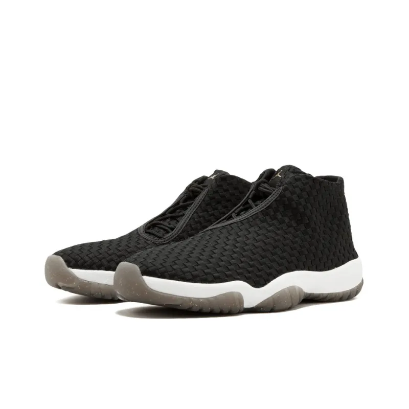 Jordan Future Black White Gold-2