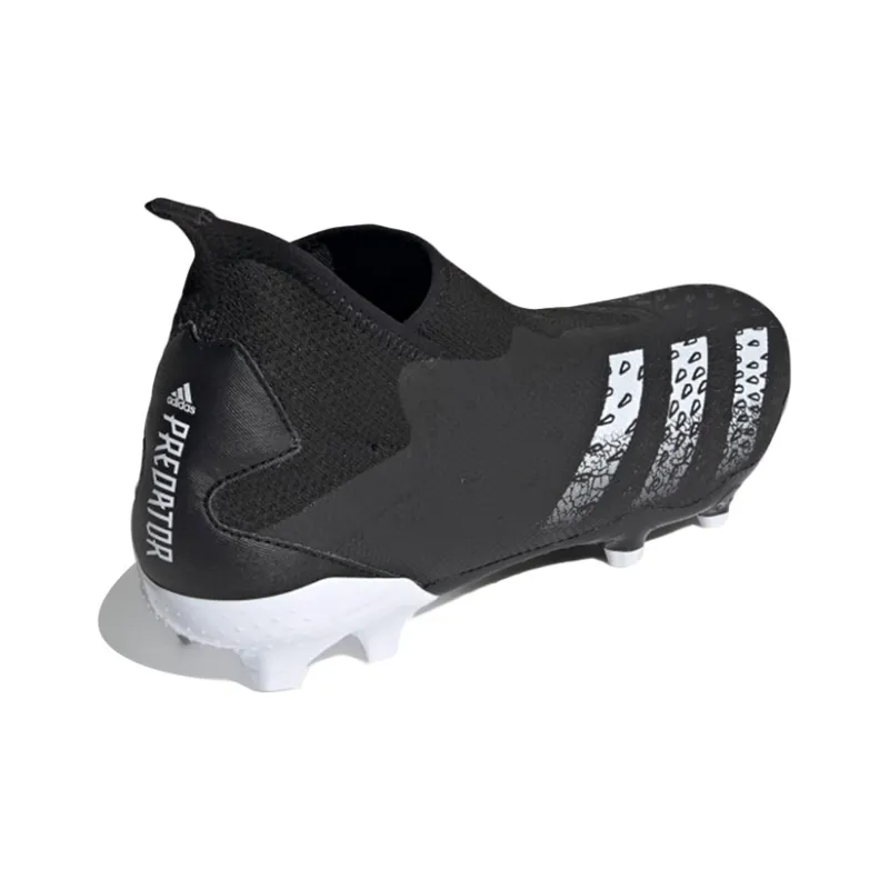 Adidas Predator Freak Laceless Fg Demonscale Black White-2