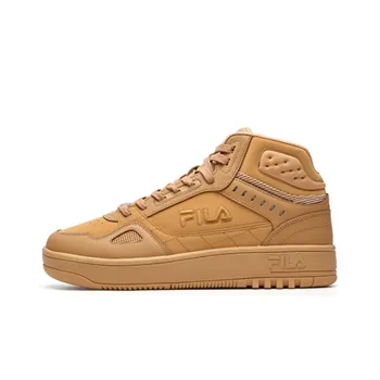 FILA High Top Vintage Basketball Shoes Men's Earth Yellow