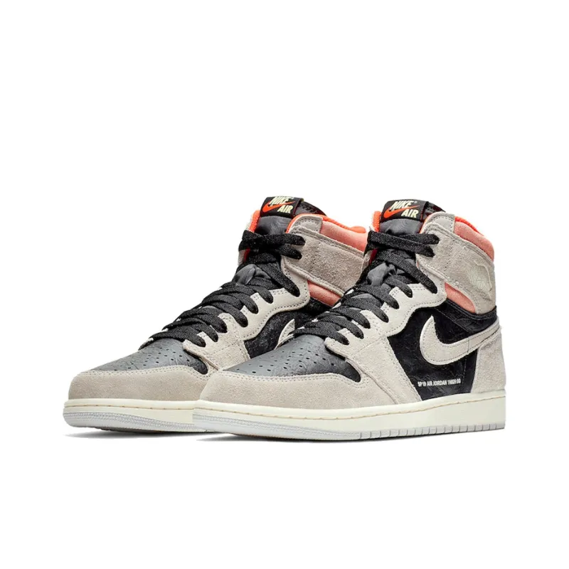 Jordan 1 Retro High 'Neutral Grey Hyper Crimson'-2