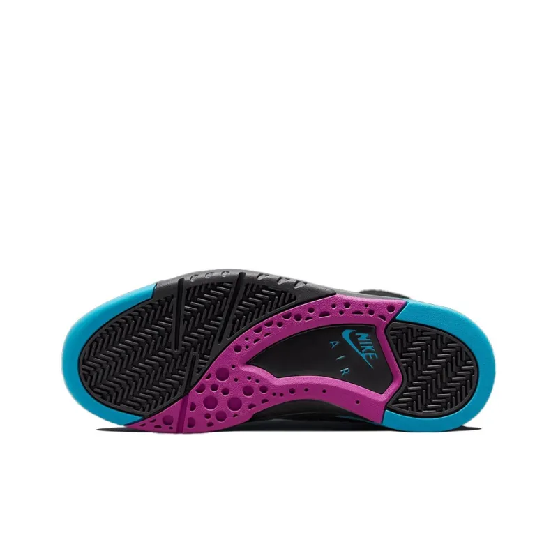 Nike Air Flight Lite Ii Mid Black Cyber Teal-5
