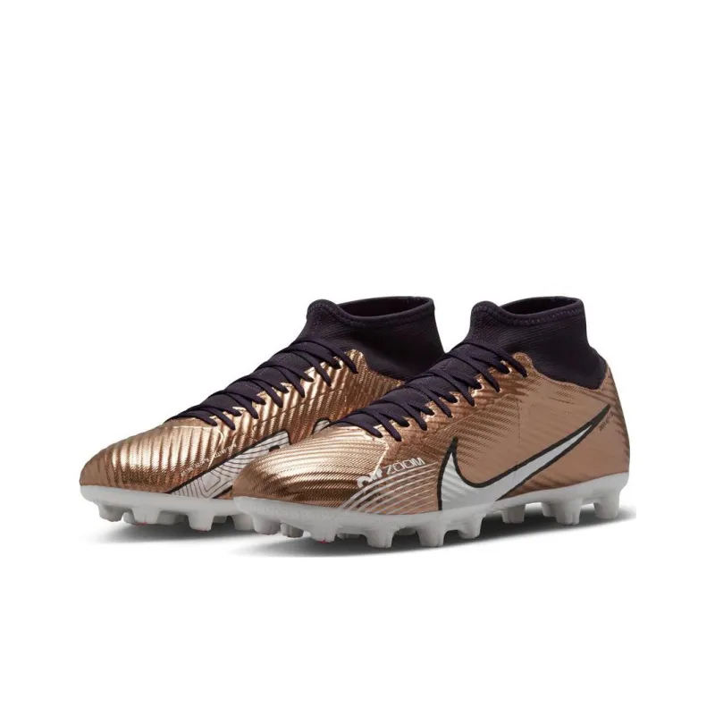 Nike Zoom Mercurial Superfly 9 Academy HG 'Gold Black White'-2