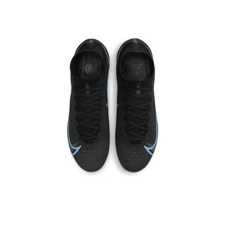 Nike Mercurial Superfly 8 Elite Fg Black Light Blue-3