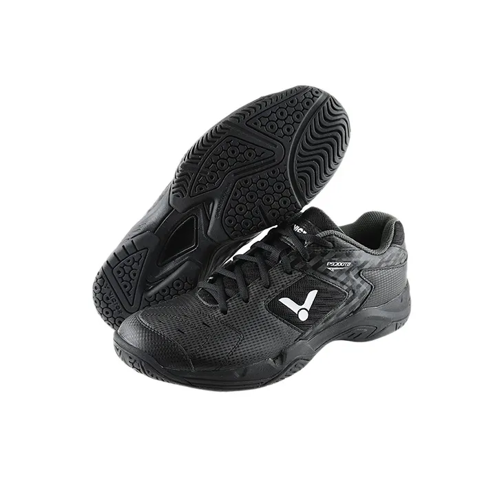 VICTOR 9200 Packs Anti-Slip And Wear-Resistant Breathable Cushioning Low-Top Badminton Shoes Unisex Black-2