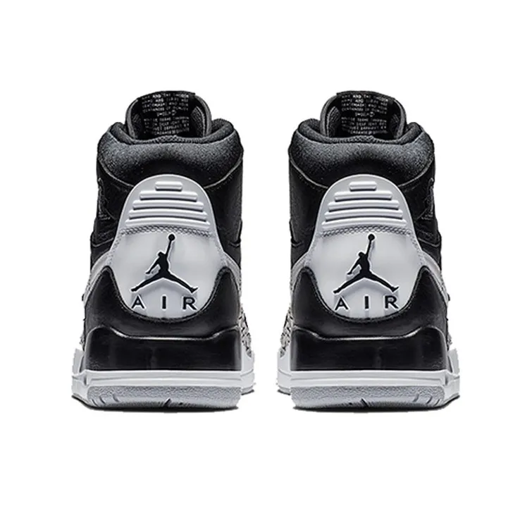 Jordan Legacy 312 Black White-4