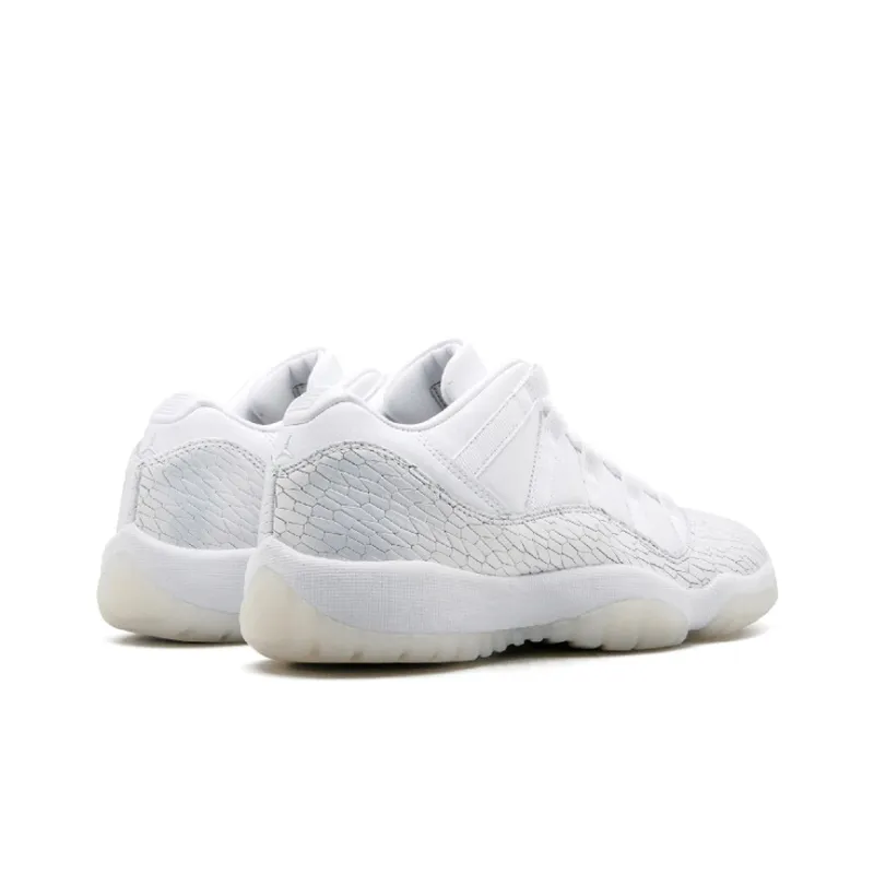 Jordan 11 Retro Low Heiress Pure Platinum GS-3