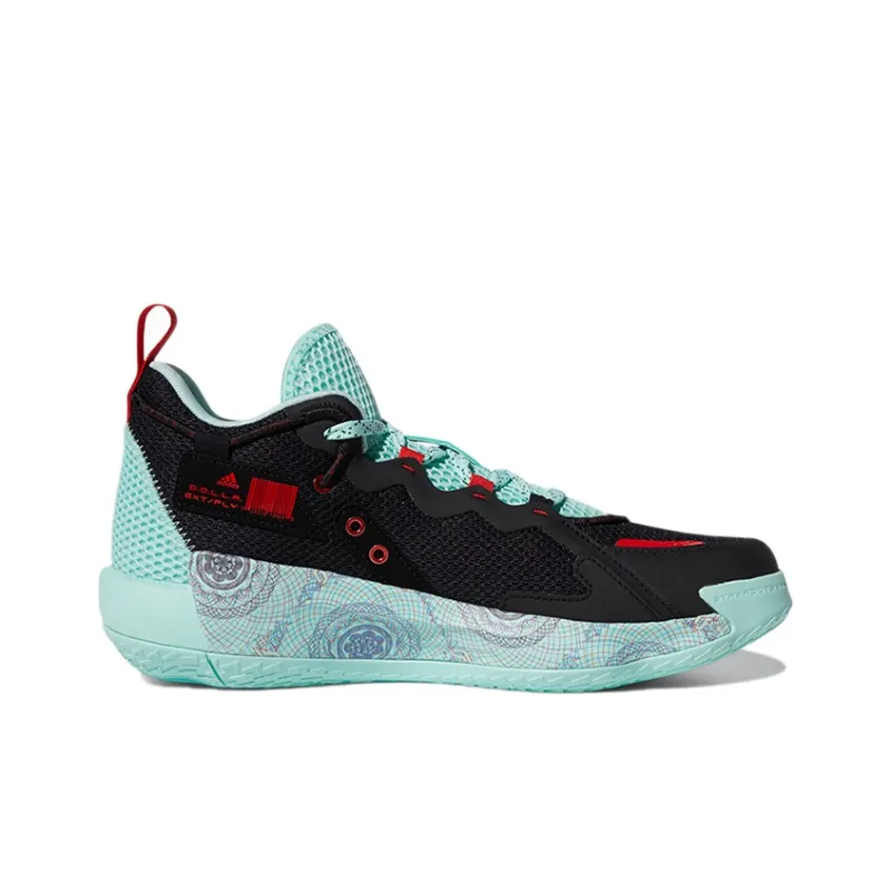 Adidas Dame 7 Extply Black Clear Mint-1