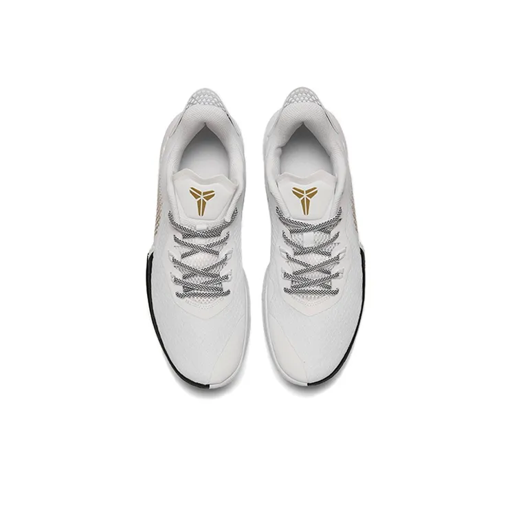 Nike Mamba Fury White Metallic Gold-2