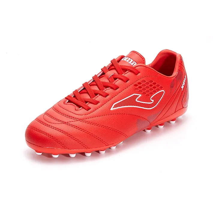 Joma Aguila MG Rubber Short Studs Non slip Lightweight Soccer Shoes Men's Red-2