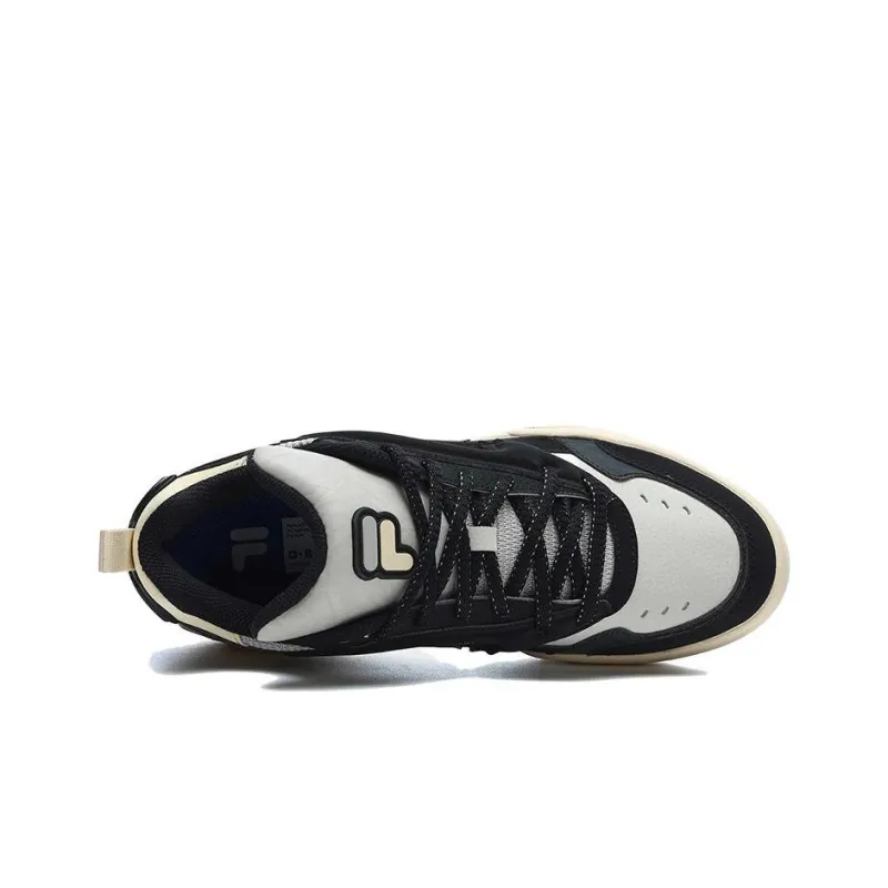 FILA FUSION Vintage Basketbal Shoes 'Black Grey'-2