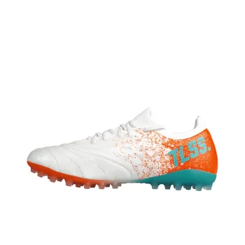 TLSS x KELME MG Rubber Short Studs Slip Resistant, Abrasion Resistant, Breathable Soccer Shoes Unisex White Blue Orange