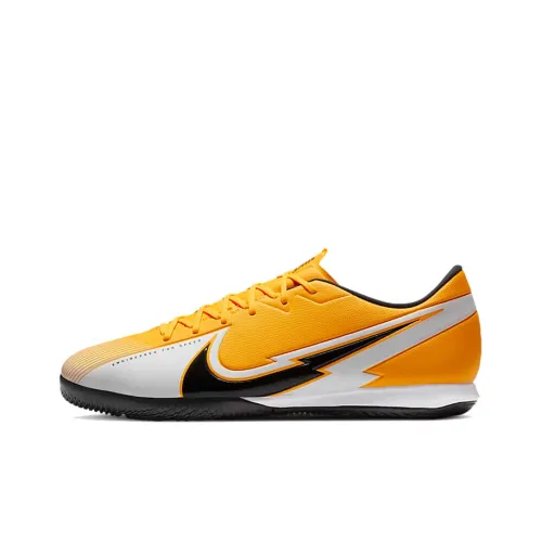 Nike Mercurial Vapor 13 Soccer Shoes Unisex Low-Top Black/Yellow