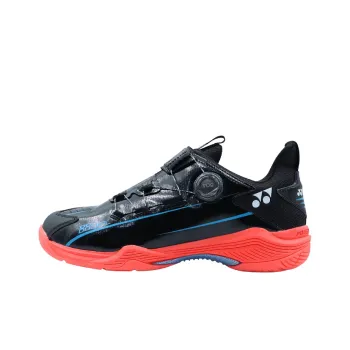 YONEX 88D 2 Badminton Shoes Unisex Low Top Black Red