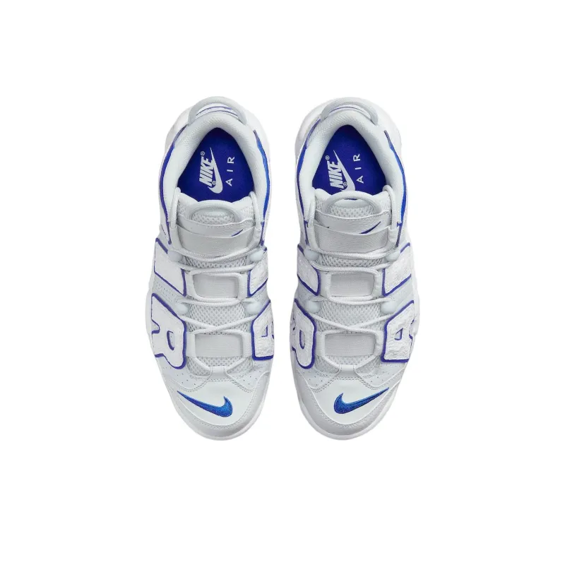 Nike Air More Uptempo Embossed White Royal Blue-3