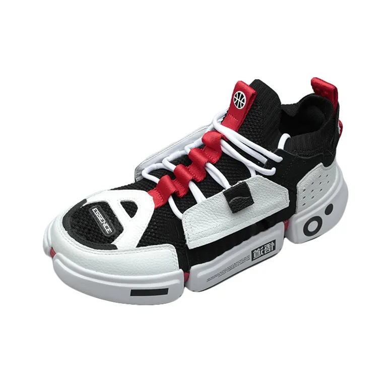 LiNing Essence 2 Way Of Wade Lightweight And Breathable Mid Top Vintage Basketball Shoes Men's White-2