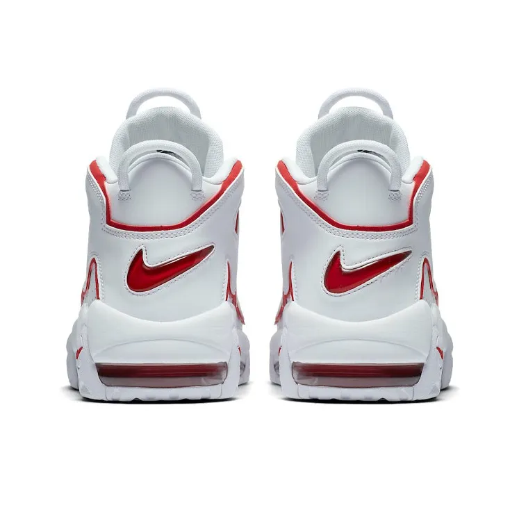 Nike Air More Uptempo White Varsity Red Outline-4