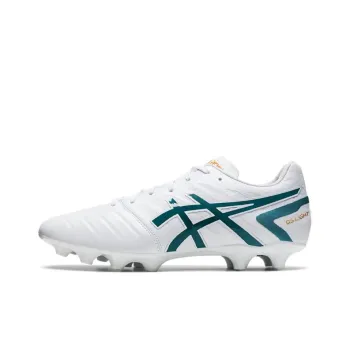Asics Ds Light Club IC/IN Artificial Ground Cushioning Anti-Slip And Wear-Resistant Soccer Shoes Men's White Green