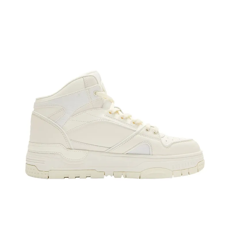 Champion RetroBasket 19 High-Top Vintage Basketball Shoes Women's Milk White-1