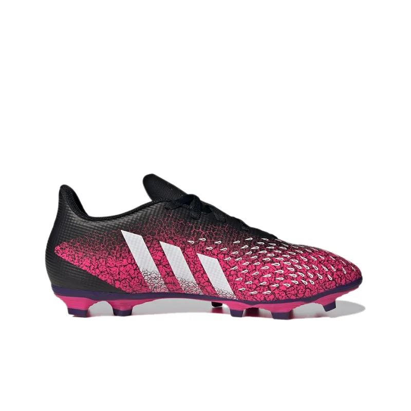 Adidas Predator Freak .4 AG Rubber Short Studs Artificial Ground Wear-Resistant Soccer Shoes Men's Pink Black-1