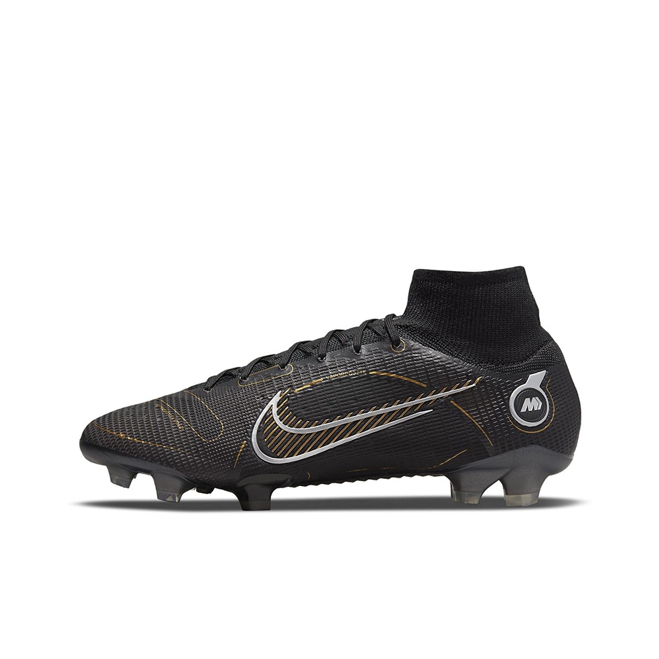 Nike black and gold mercurials best sale