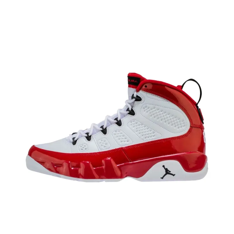 Jordan 9 Retro White Gym Red-0