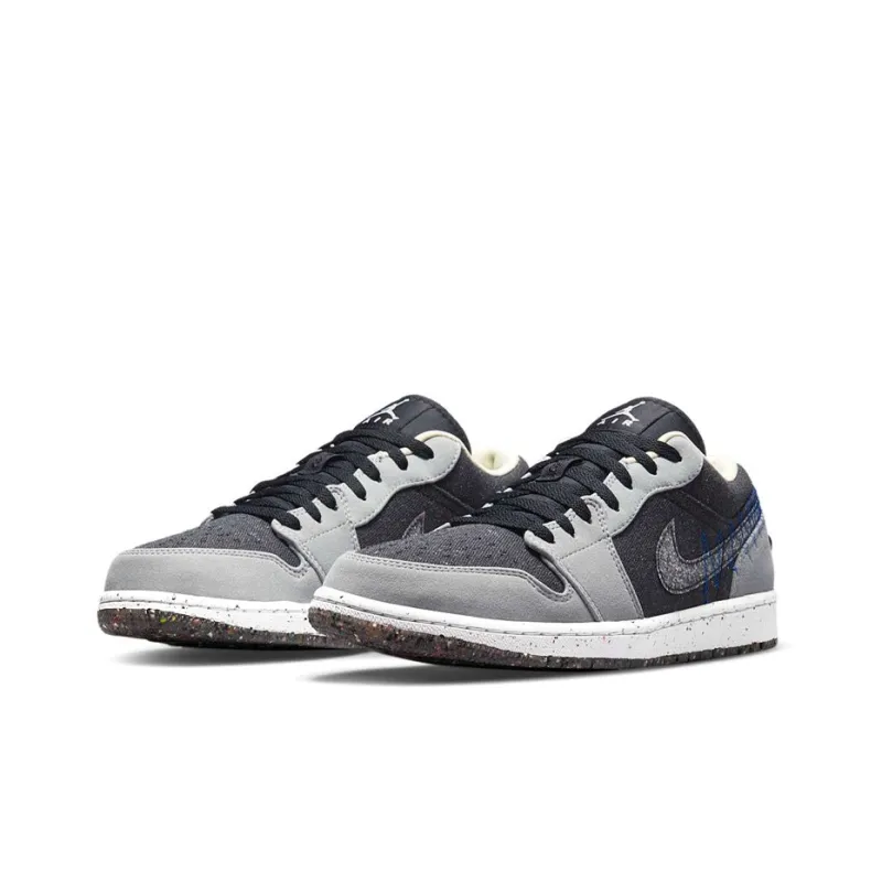 Jordan 1 Low Se Crater Black Grey-2