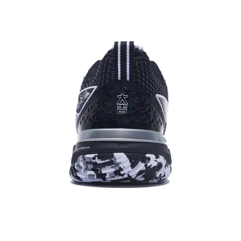 LiNing Blade Pro Anti Slip Wear Resistant Low Top Badminton Shoes Unisex White Black-5