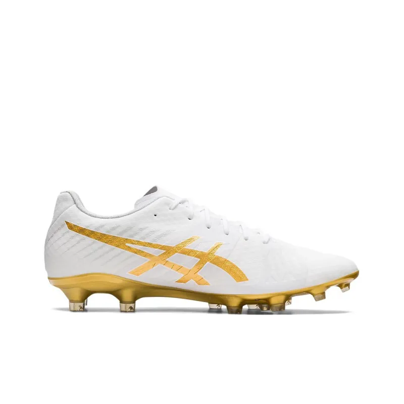 Asics DS LIGHT ACROS 2 DS Light Acros Pro 2 Durable Breathable Soccer Shoes White Gold-1