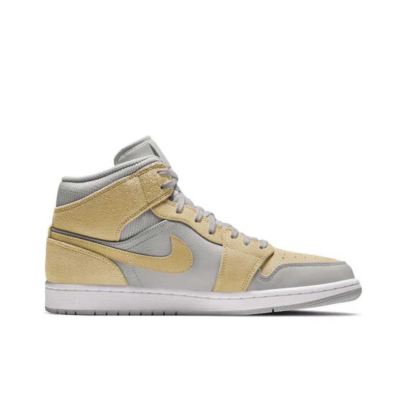 Jordan 1 Mid Mixed Textures Yellow-1