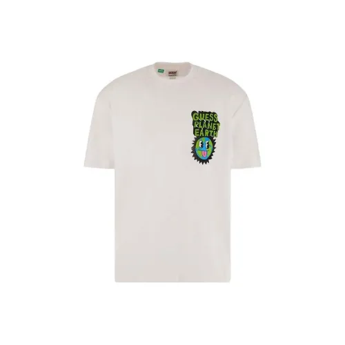 GUESS T-Shirts Unisex White