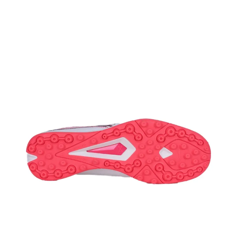 LiNing Cushioning Anti-Slip And Wear-Resistant Soccer Shoes Men's White Red-3