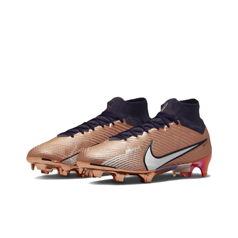 Nike Zoom Mercurial Superfly 9 Elite Km Fg Metallic Copper-2
