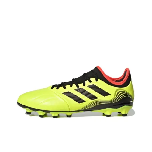 Adidas Copa Sense.3 Soccer Shoes Men Low-Top Neon Yellow