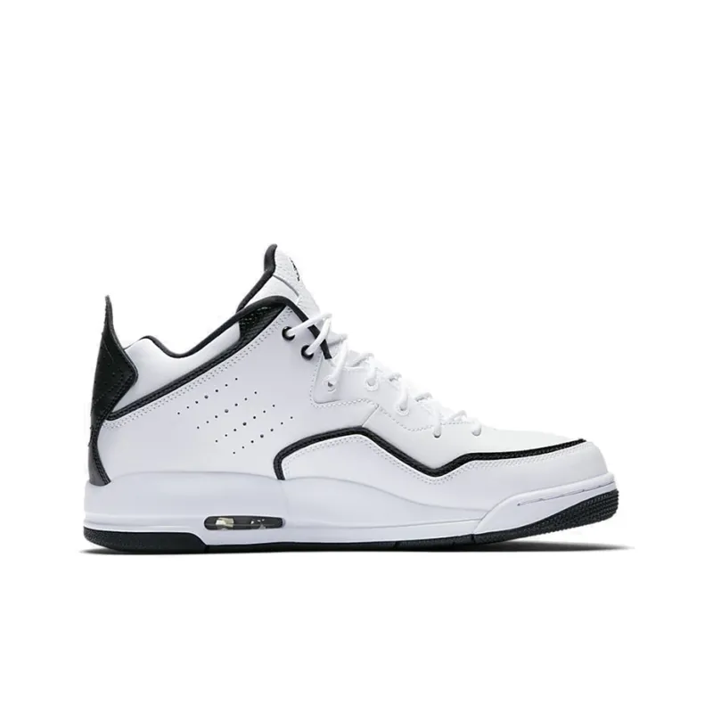 JORDAN Courtside 23 Vintage Basketball Shoes Men Mid Top Black White-1