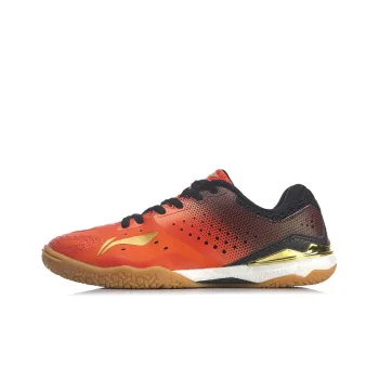 LINING National Team Professional Table Tennis Men's Shoes   Qilin | Red/Black