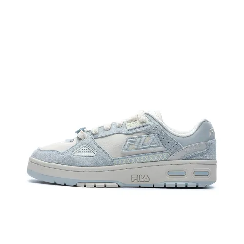 FILA FUSION Heritage Vintage Basketball Shoes Women's Low-Top Light White/Ice Gray