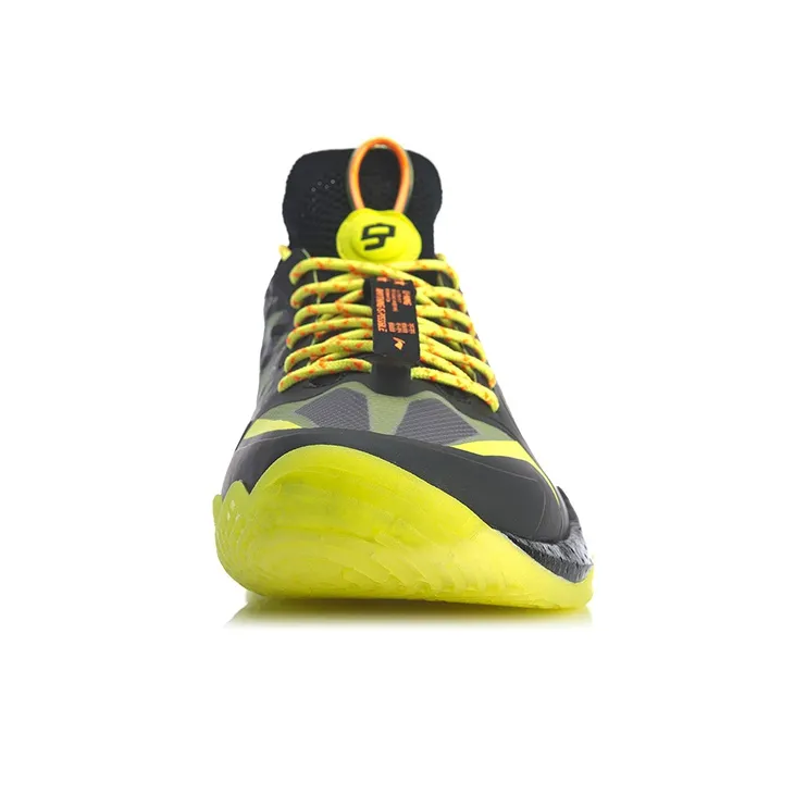 LINING Badminton Shoes Men Low Top Neon Bright Green-3