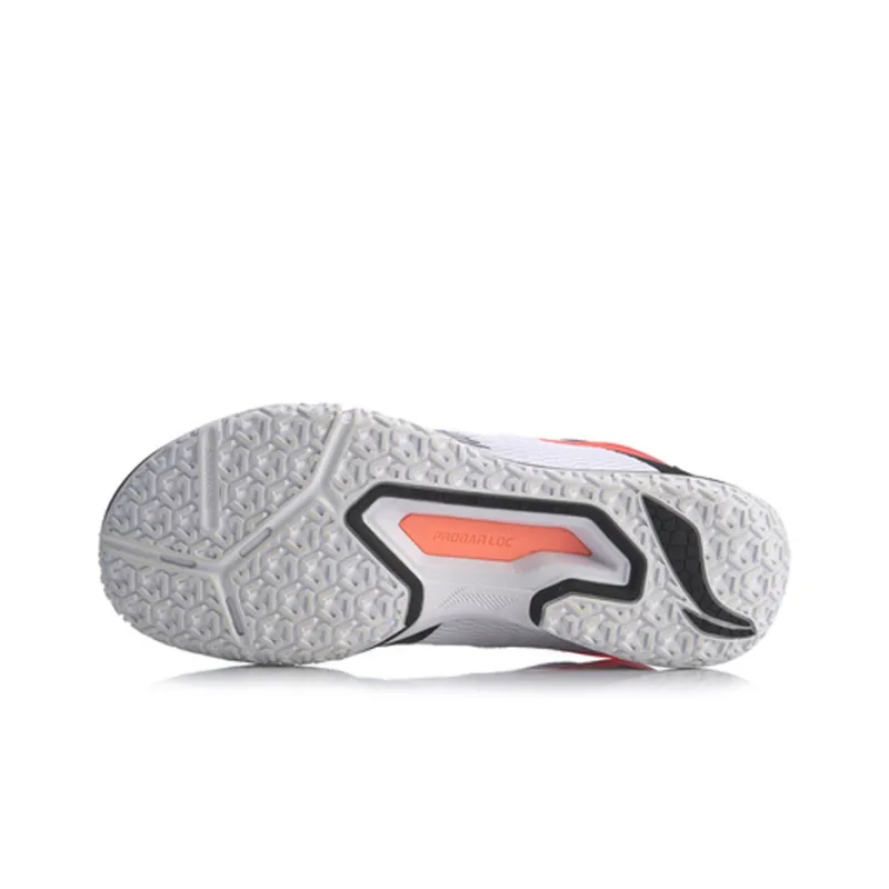 LiNing Flying Close To The Ground Lite Cushioning Rebound Low-Top Badminton Shoes White Black-4
