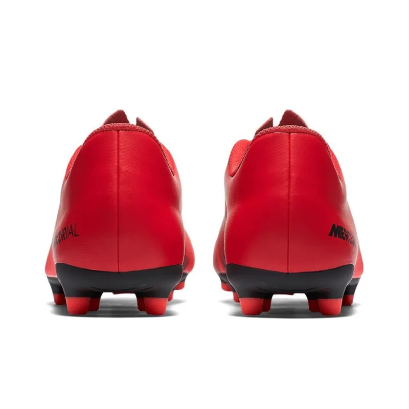 Nike Mercurial Victory FG Rubber Long Studs Cushioning Anti-Slip And Wear-Resistant Soccer Shoes Men's Red Black-4