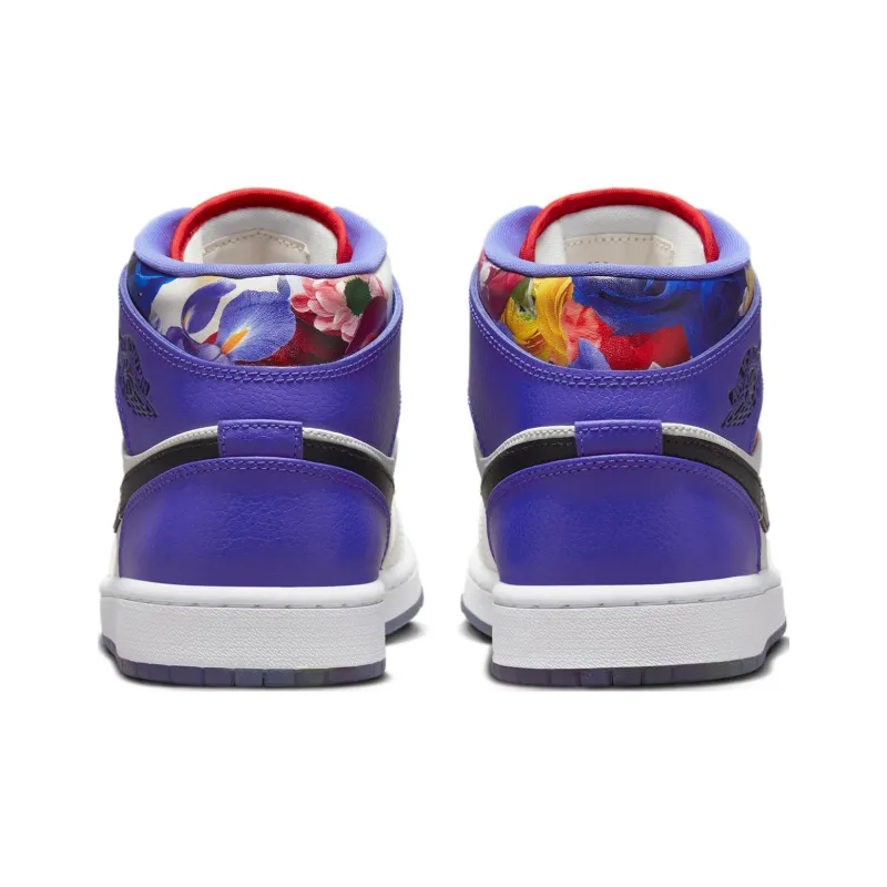 Jordan 1 Mid Se Valentine's Day Flowers-4