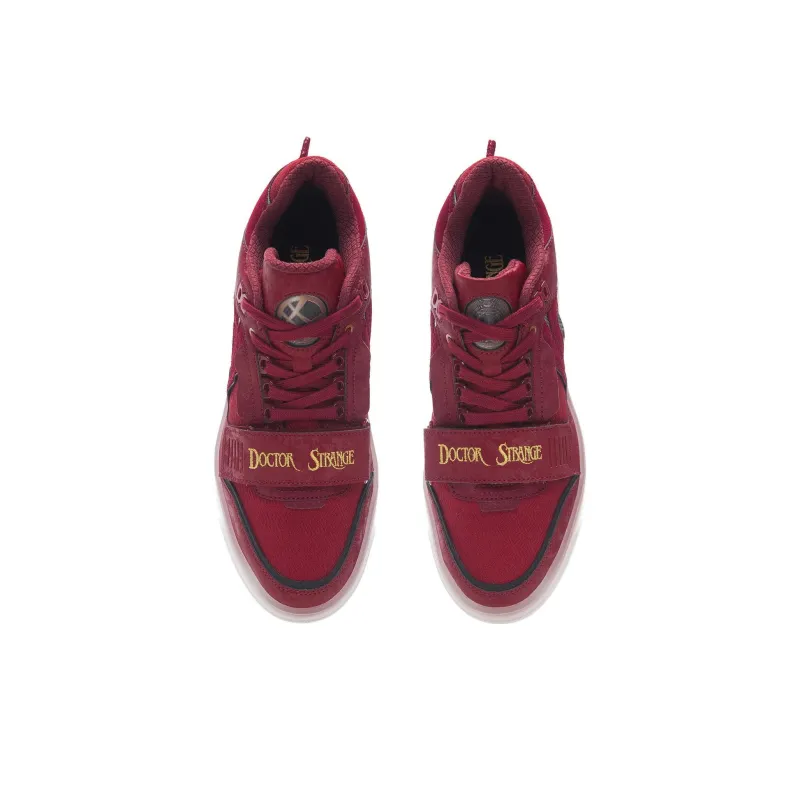 LiNing Rookie Wear Resistant Low Top Vintage Basketball Shoes Men's Bicycle Red-3