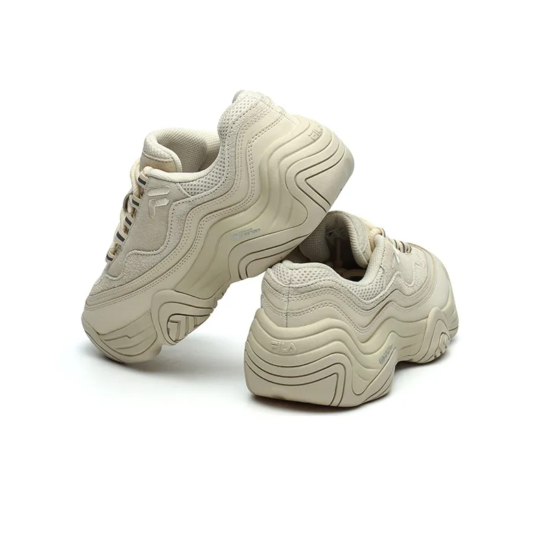 FILA FUSION HERITAGE BASKETBALL Vintage Basketball Shoes Women's Low Top Beige/Beige-3