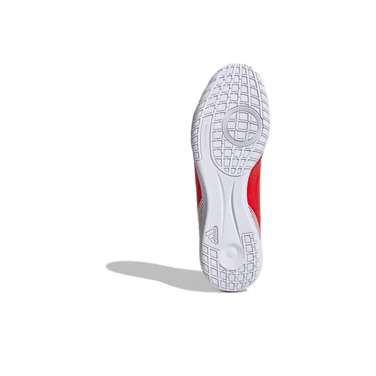 Adidas Copa Sense.4 IC/IN Indoor Slip-Resistant Soccer Shoes Men's Red White-5